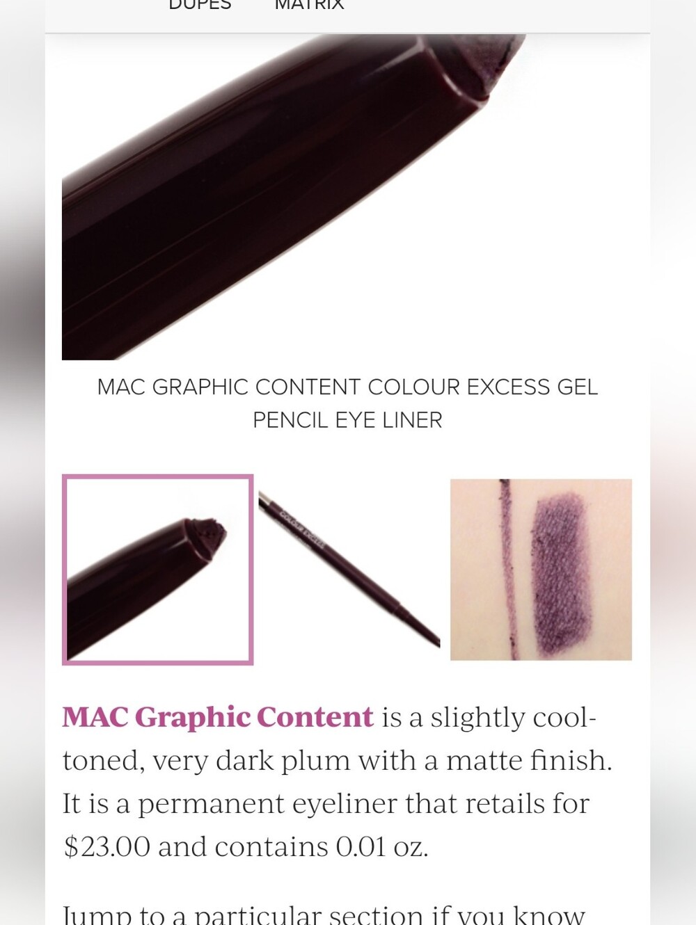 TWO MAC Cosmetics Colour Excess Gel Pencil Eyeliners - Picture 4 of 4